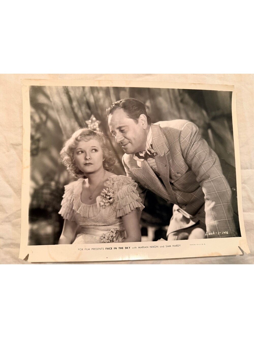 1933 FACE IN THE SKY Original Movie Still Marian Nixon Sam Hardy Fox Film Corp